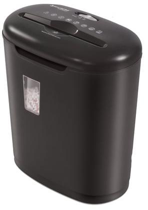 Уничтожитель (шредер) BRAUBERG S6, для 1-3 человек, 3 уровень секретности, 5х34 мм, 6 листов, 16 л, скобы, карты, 530963