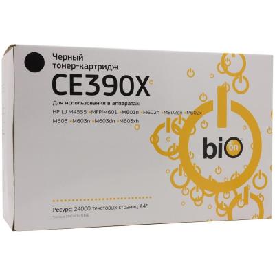 Картридж Bion CE390X CE390X CE390X CE390X CE390X CE390X 24000стр Черный
