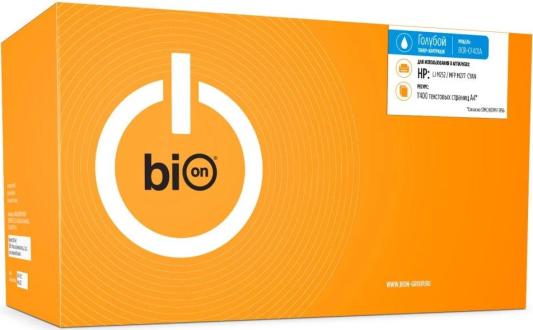 Картридж Bion CF401A 1400стр Голубой