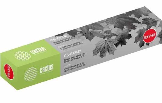 Тонер Картридж Cactus CS-EXV42 черный (10200стр.) для Canon IR 2202/2202N/2204 MFP/2204F MFP/2204N MFP