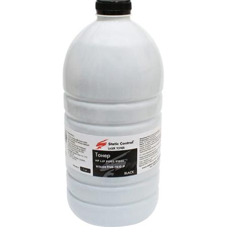 Тонер Static Control H1606TNR-1KG черный флакон 1000гр. для принтера HP LJ P1606/P1102/ M201