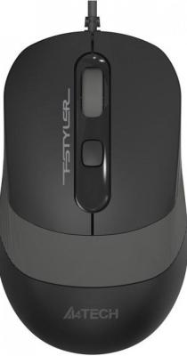 Мышь проводная A4TECH Fstyler FM10 чёрный серый USB 1147673