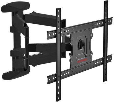 Кронштейн для телевизора Arm Media COBRA-60 черный 32"-65" макс.45кг настенный поворотно-выдвижной и наклонный