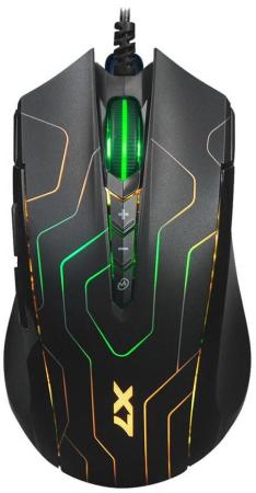 Мышь проводная A4TECH X89 Maze чёрный USB