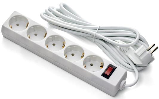 Удлинитель Exegate EC-5-5W 5 розеток 5 м