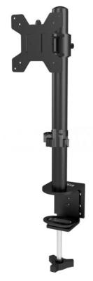 Кронштейн для мониторов ЖК Buro M061 черный 15"-32" макс.8кг крепление к столешнице поворот и наклон