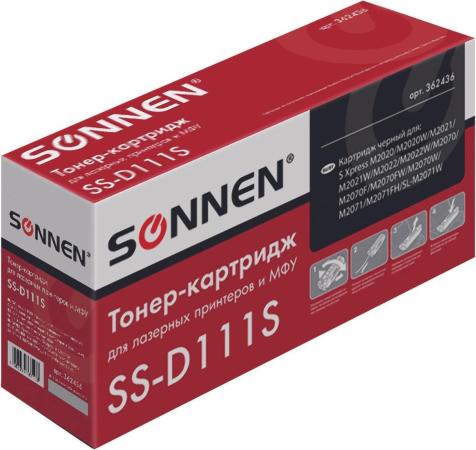 Картридж Sonnen SS-D111S 1000стр Черный
