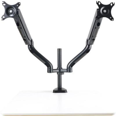 Кронштейн для мониторов ЖК Buro M8 черный 15"-32" макс.7кг крепление к столешнице поворот и наклон