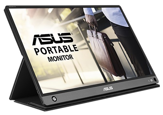 МОНИТОР 15.6" ASUS MB16AHP Black (IPS, LED, Wide, 1920x1080, 5ms, 178°/178°, 220 cd/m, 100,000,000:1,  +НDMI, +MM, +USB,