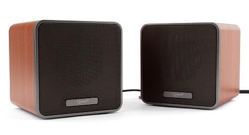 Gembird SPK-206, дерево, коричневый, 5 Вт, регулятор громкости, USB-питание