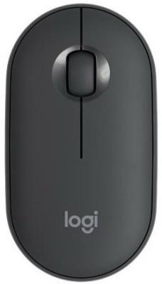 Мышь беспроводная Logitech Pebble M350 чёрный USB + Bluetooth 910-005718