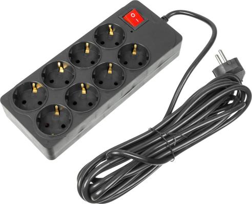 Сетевой фильтр Бюрократ 800SH-1.8-B 8 розеток 1.8 м