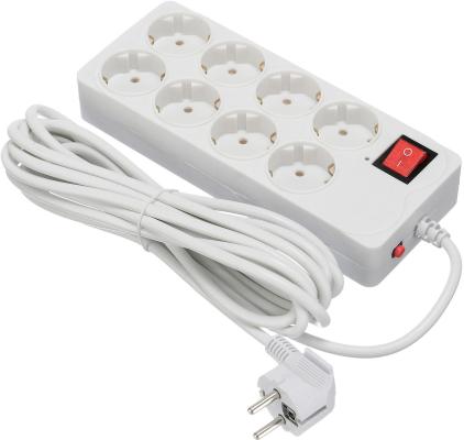 Сетевой фильтр Бюрократ 800SH-3-W 8 розеток 3 м