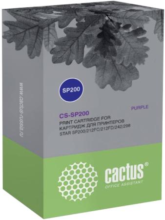 Картридж ленточный Cactus CS-SP200 фиолетовый для Star SP200/212FC/212FD/242/298