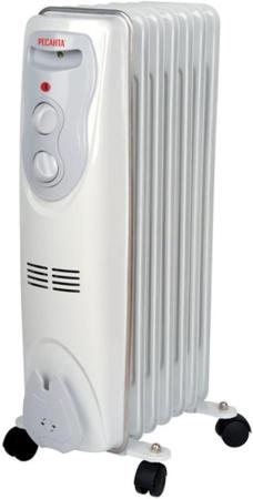 Масляный радиатор Ресанта ОМ-7Н 1500 Вт белый