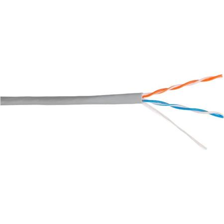 Кабель Lanmaster UTP кат.5E 2 пары серый 305м NM-UTP5E2PR-CU