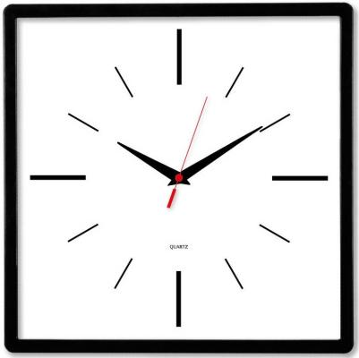 Часы настенные аналоговые Бюрократ WallC-S61P черный