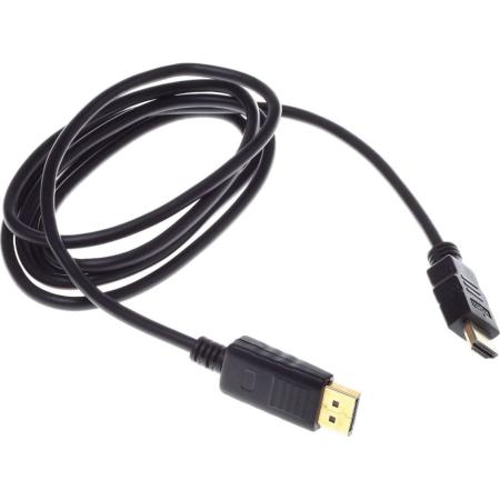 Кабель HDMI DisplayPort 1.8м Бюрократ BHP RET HDMI_DPP18 круглый черный