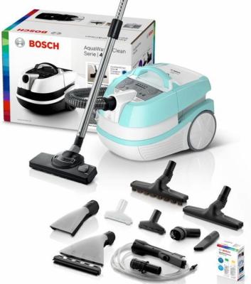 Пылесос Bosch BWD420HYG сухая влажная уборка бирюзовый