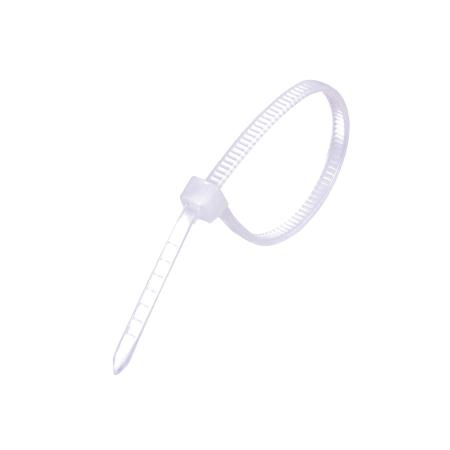 Exegate EX253855RUS Стяжка нейлоновая, неоткрывающаяся. Exegate <CV-300W>, 300мм, упак. 100шт White