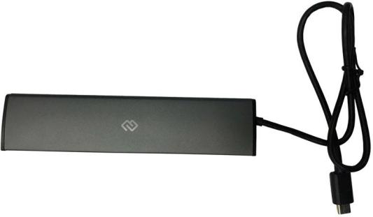Разветвитель USB Type-C Digma HUB-7U3.0-UC-G 7 x USB 3.0 серый