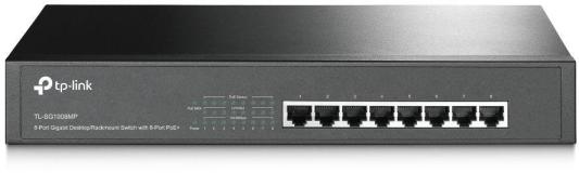 Коммутатор TP-LINK TL-SG1008MP 8-портовый настольный/монтируемый в стойку гигабитный коммутатор с 8 портами PoE+