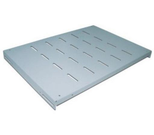 Полка Lanmaster TWT-RACK2-S4-6/80 4 точки для двухрамных стоек глубиной 600мм до 80кг серый