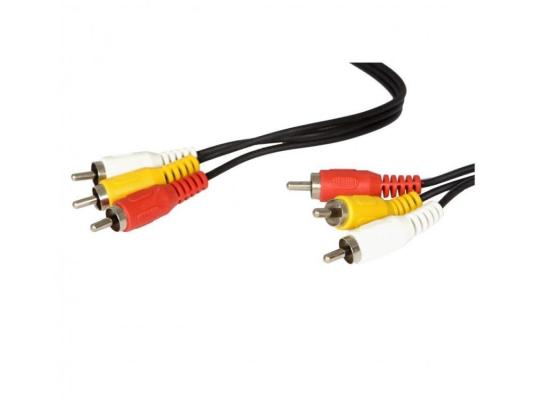 Кабель 5.0м Buro 3xRCA(M)-3xRCA(M) черный BAAC027-5