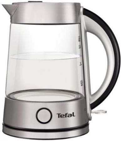 Чайник Tefal KI760D30 2400 Вт серебристый 1.7 л стекло