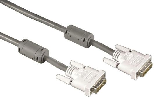 Кабель DVI-DVI 1.8м Hama High Quality серый H-45077