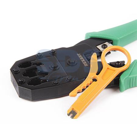 Кримпер для обжима  8P8C / 6P6C / 4P4C  (ht-200), заделка витой пары  (ht-318М)  REXANT 12-3441