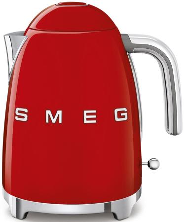 Чайник электрический SMEG KLF03RDEU, 1.7л, нержавеющая сталь