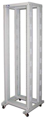 Стойка двухрамная 42U 600x1000 серый Lanmaster TWT-RACK2-42U-6X10