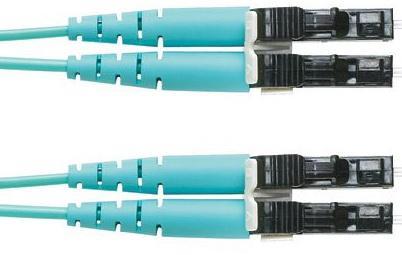 Кабель Патч-корд Panduit FX2ELLNLNSNM003 2x50/125 OM3 LC дуплекс-LC дуплекс 3м LSZH аквамарин