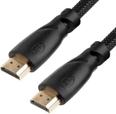 Кабель HDMI 3м Green Connection GCR-HM811-3.0m круглый черный