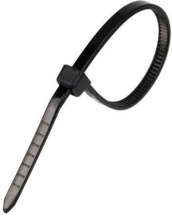 Exegate EX253849RUS Стяжка нейлоновая, неоткрывающаяся. Exegate <CV-150B>, 150мм, упак. 100шт Black