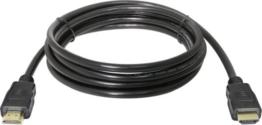 Кабель HDMI 3м Defender 87457 круглый черный
