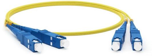 Патч-корд Hyperline FC-D2-9-SC/UR-SC/UR-H-3M-LSZH-YL волоконно-оптический шнур 3м