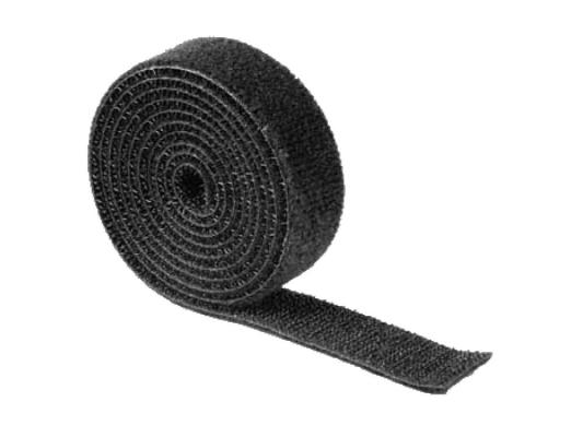 Набор стяжек-липучек Hama H-20543 в рулоне 100см нейлон черный