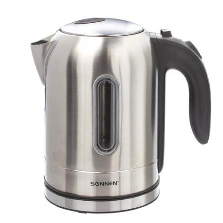 Чайник электрический Sonnen KT-1755 2200 Вт стальной 1.7 л нержавеющая сталь