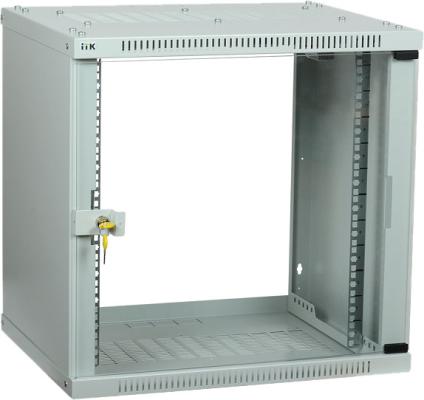 ITK LWE3-09U66-GF Шкаф LINEA WE 9U 600 600мм дверь стекло серый