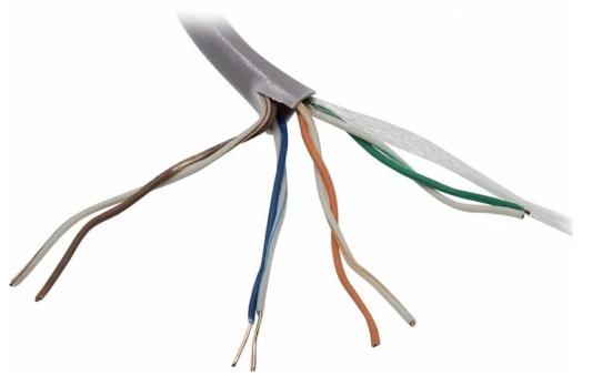 Кабель UTP 4 пары кат.5e Exegate EX138966RUS медь 305м pullbox серый