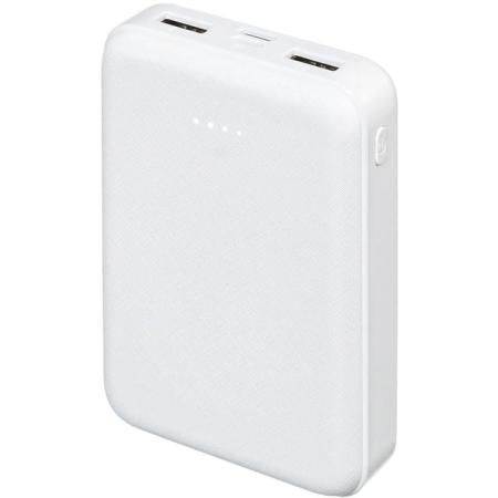 Мобильный аккумулятор Buro T4-10000 Li-Pol 10000mAh 2A+1A белый 2xUSB