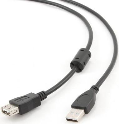 Bion Кабель удлинительный USB 2.0 A-A (m-f), 3м, черный [BXP-CCP-USB2-AMAF-030]