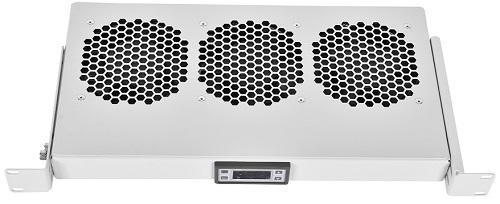 ЦМО Модуль вентиляторный 19" 1U, 3 вентилятора, регул. глубина 200-310 мм с контроллером R-FAN-3K-1U