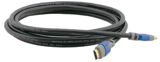 Кабель HDMI 4.6м Kramer C-HM/HM/PRO-15 круглый черный