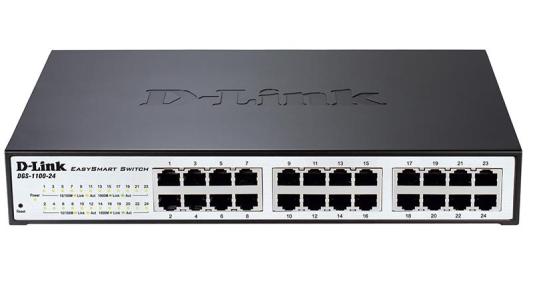 D-Link DGS-1100-24V2/A1A  Настраиваемый компактный коммутатор EasySmart с 24 портами 10/100/1000Base-T