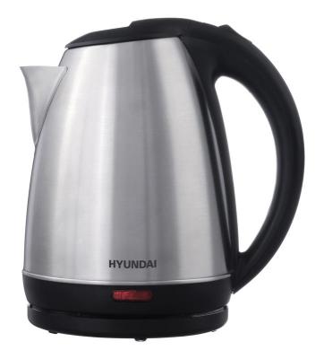 Чайник электрический Hyundai HYK-S1030 2200 Вт черный матовый 1.7 л металл/пластик