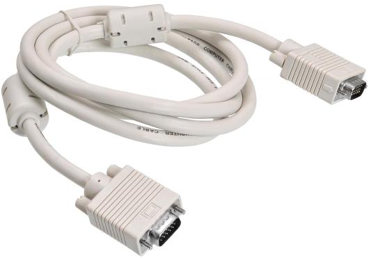 Кабель VGA 1.8м BURO CAB016S-06 круглый серый 817278