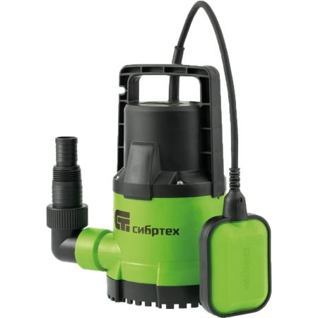 Дренажный насос для чистой воды СДН300-5, 300 Вт, напор 6,5м, 6500 л/ч// Сибртех